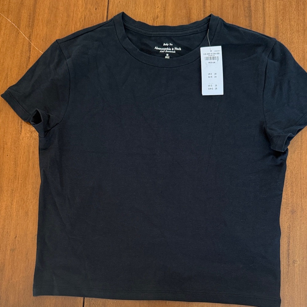 Women’s Black Abercrombie Baby T-Shirt